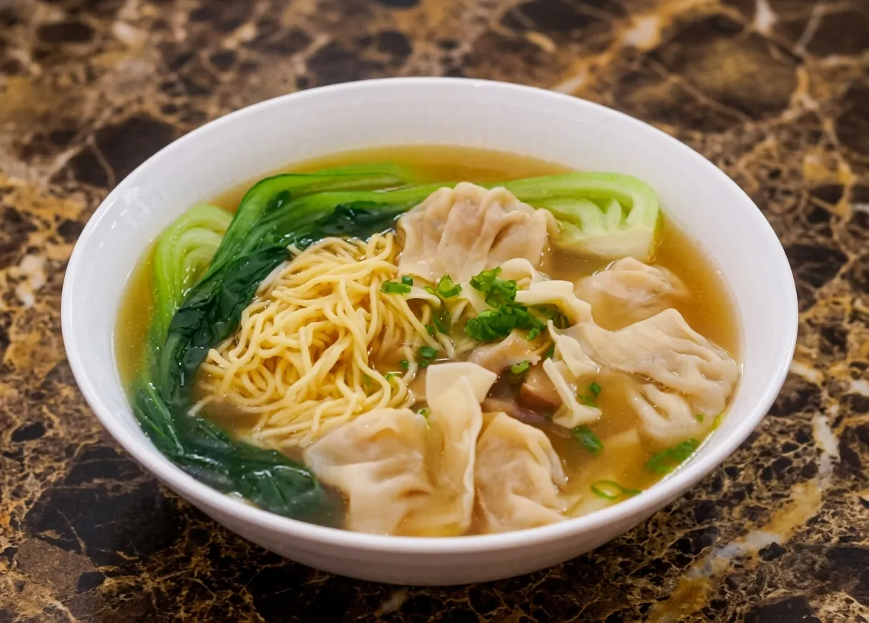 Lanzhou beef noodle soup at Dancing Noodle restaurant, Winnipeg